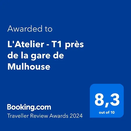 アパート L'atelier - T1 Pres De La Gare De ミュルーズ